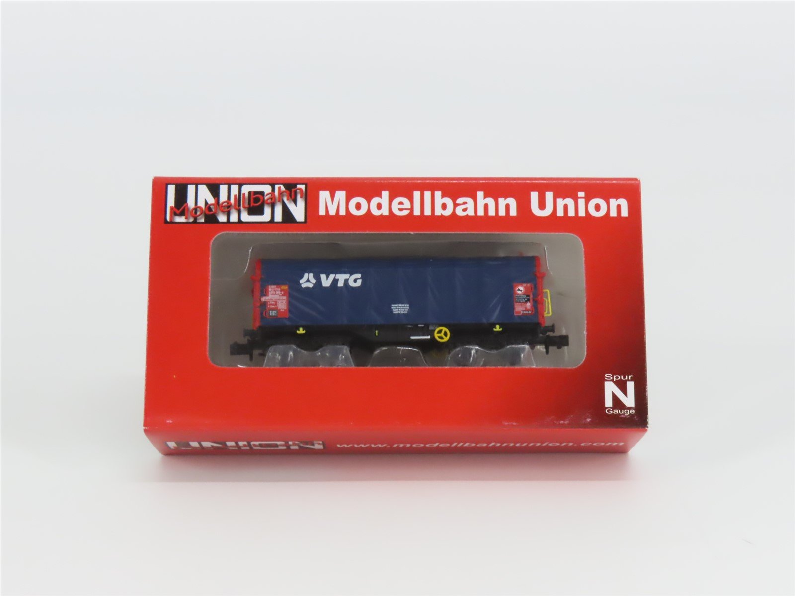 N Scale Modellbahn Union MU-N-G31029 VTG Tarpaulin Hood Wagon