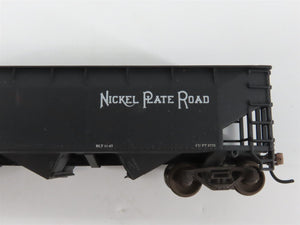 LOT of 9 HO NKP/NYC/CB&Q/WM 2 & 3-Bay Hopper Cars w/Loads WEATHERED