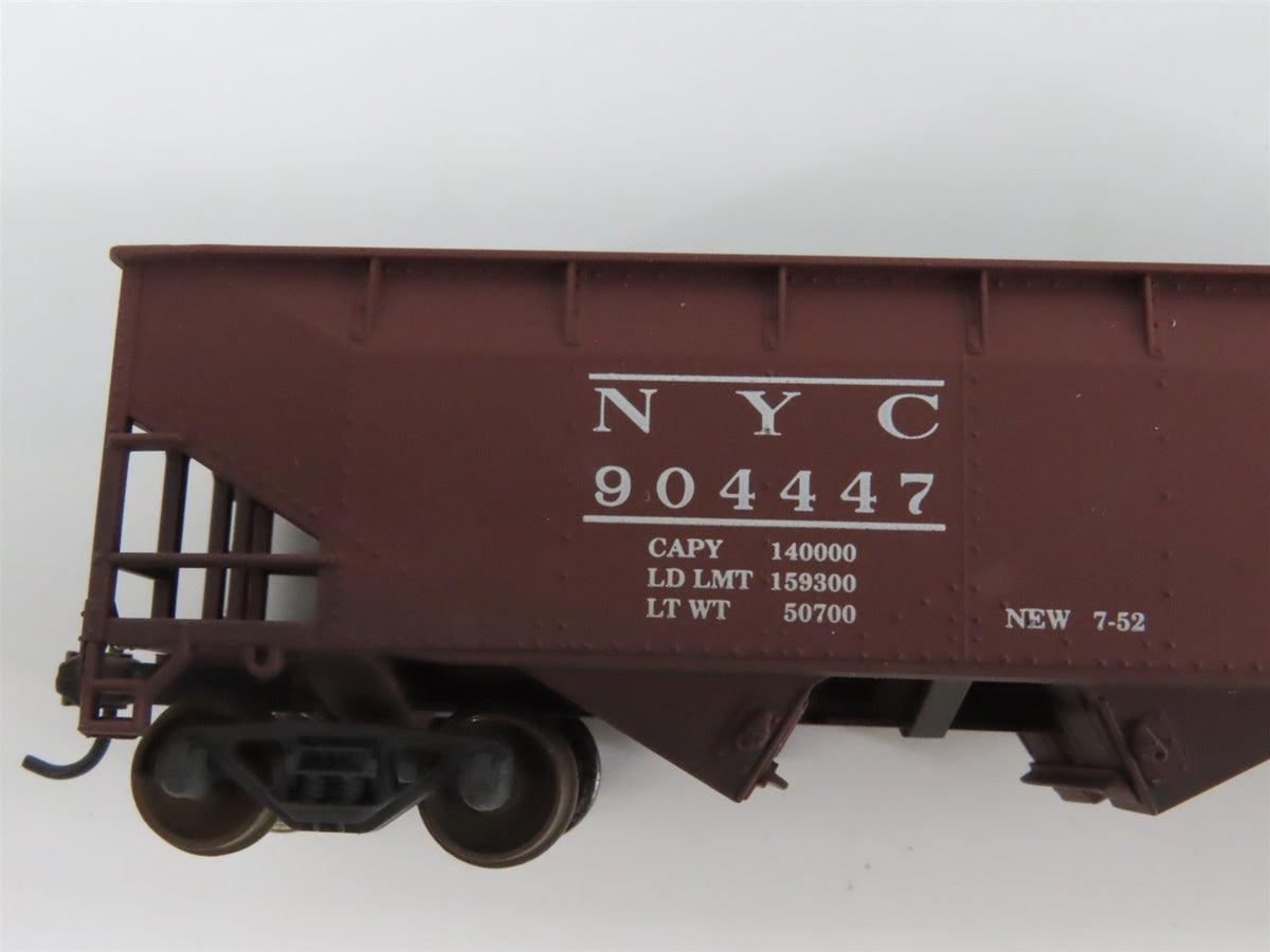 LOT of 9 HO NKP/NYC/CB&amp;Q/WM 2 &amp; 3-Bay Hopper Cars w/Loads WEATHERED