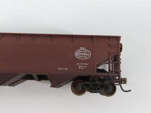 LOT of 9 HO NKP/NYC/CB&Q/WM 2 & 3-Bay Hopper Cars w/Loads WEATHERED
