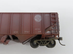 LOT of 9 HO NKP/NYC/CB&Q/WM 2 & 3-Bay Hopper Cars w/Loads WEATHERED