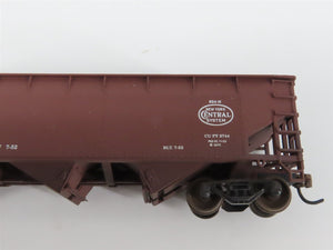 LOT of 9 HO NKP/NYC/CB&Q/WM 2 & 3-Bay Hopper Cars w/Loads WEATHERED