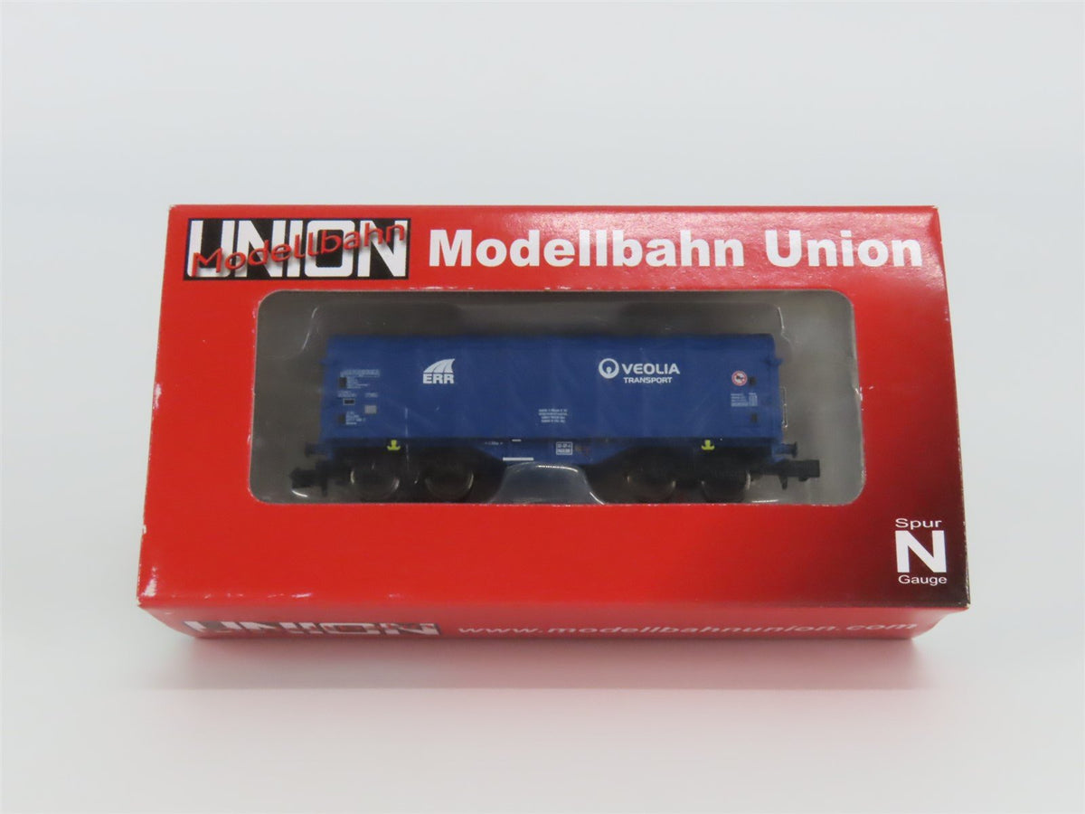 N Scale Modellbahn Union MU35004-A ERR Veolia Transport Tarpaulin Hood Wagon