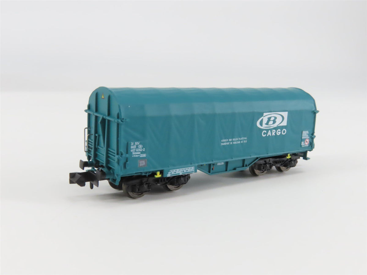 N Scale Modellbahn Union MU3336032 B-Cargo Tarpaulin Hood Wagon
