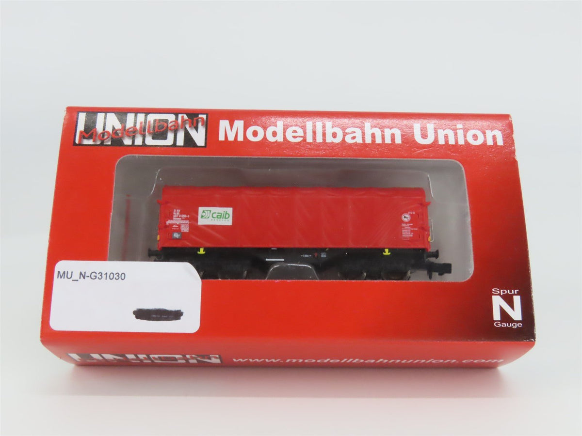 N Scale Modellbahn Union MU-N-G31030 CAIB Tarpaulin Hood Wagon