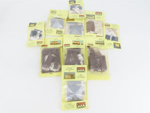 LOT of 9 HO Scale AM Models Freight Stations & Shed Building Kits