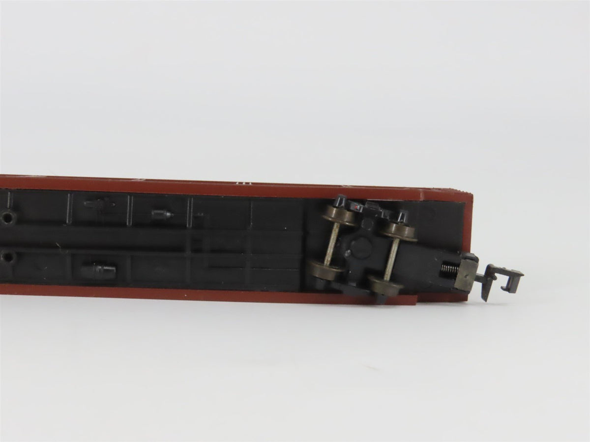 N AHM Minitrains 4902B TTX PRR Pennsylvania Auto Transporter #27024 w/ Vehicles
