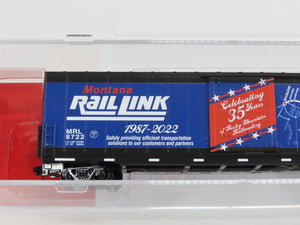 N Scale Micro-Trains MTL 10400100 MRL Montana Rail Link 35 Years Box Car #8722