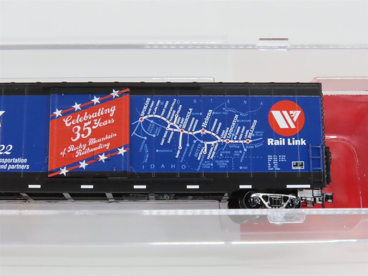 N Scale Micro-Trains MTL 10400100 MRL Montana Rail Link 35 Years Box Car #8722