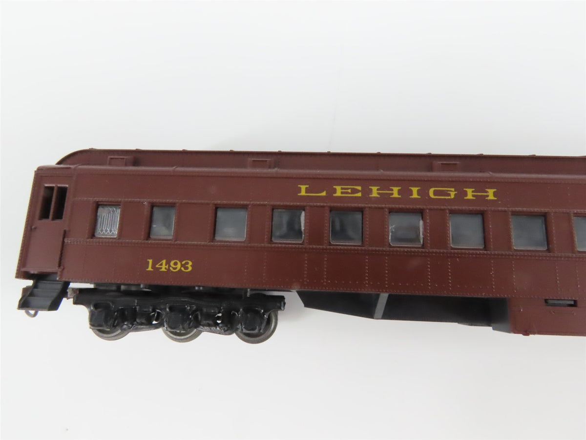 LOT of 7 HO Scale Athearn LV Lehigh Valley Baggage/Obs/Coach Passenger Cars