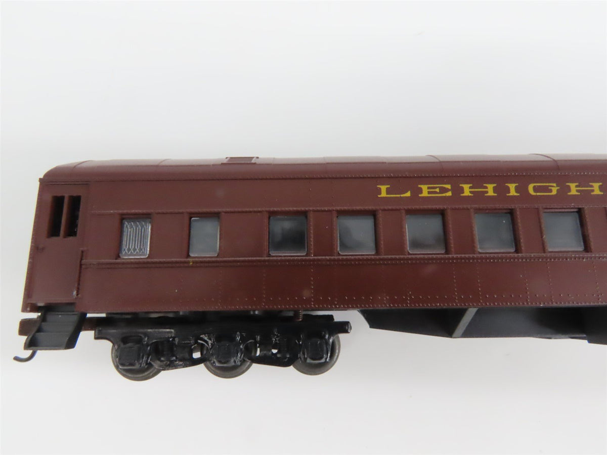 LOT of 7 HO Scale Athearn LV Lehigh Valley Baggage/Obs/Coach Passenger Cars