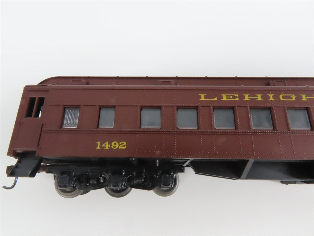 LOT of 7 HO Scale Athearn LV Lehigh Valley Baggage/Obs/Coach Passenger Cars