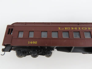 LOT of 7 HO Scale Athearn LV Lehigh Valley Baggage/Obs/Coach Passenger Cars