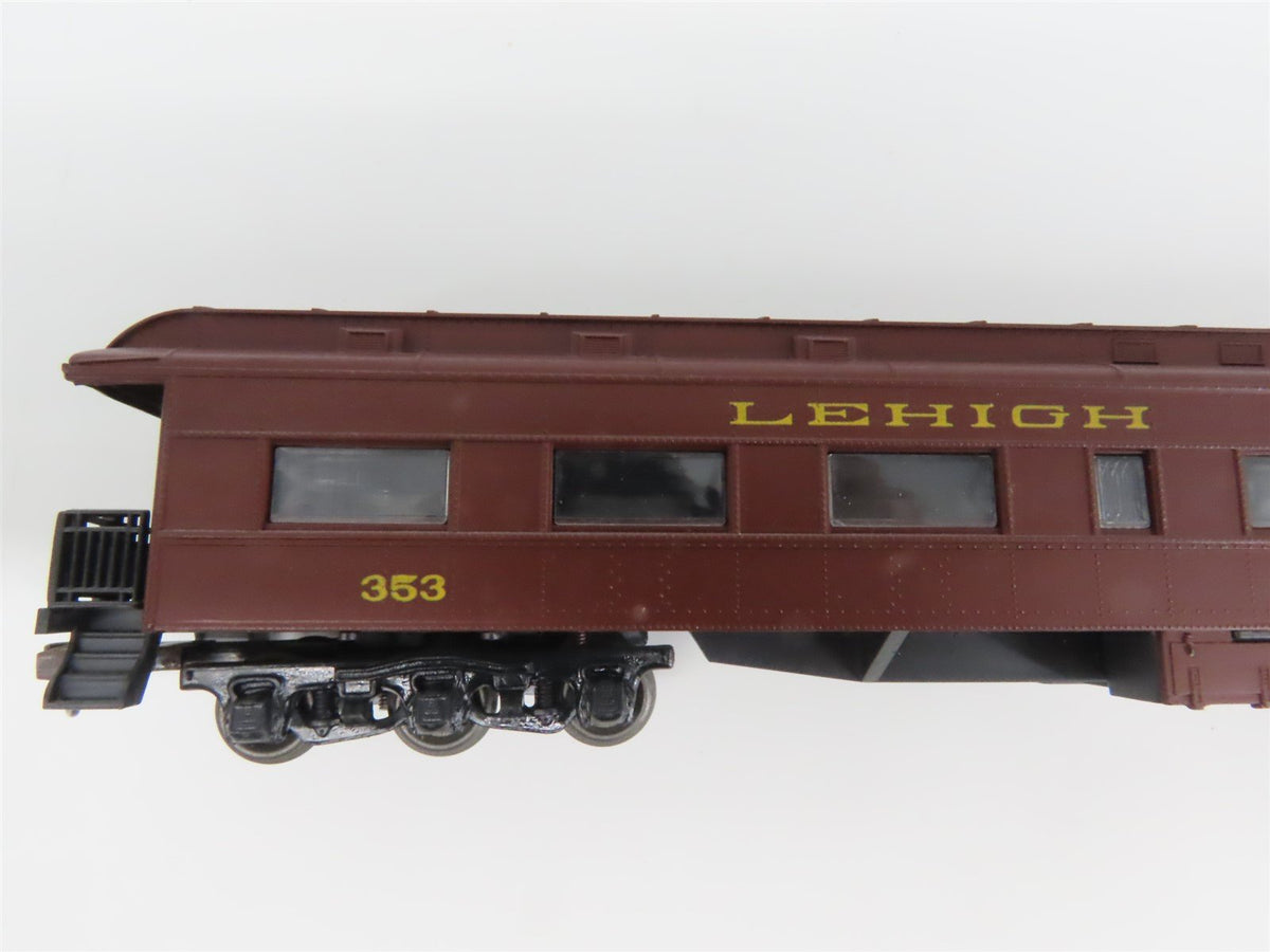 LOT of 7 HO Scale Athearn LV Lehigh Valley Baggage/Obs/Coach Passenger Cars