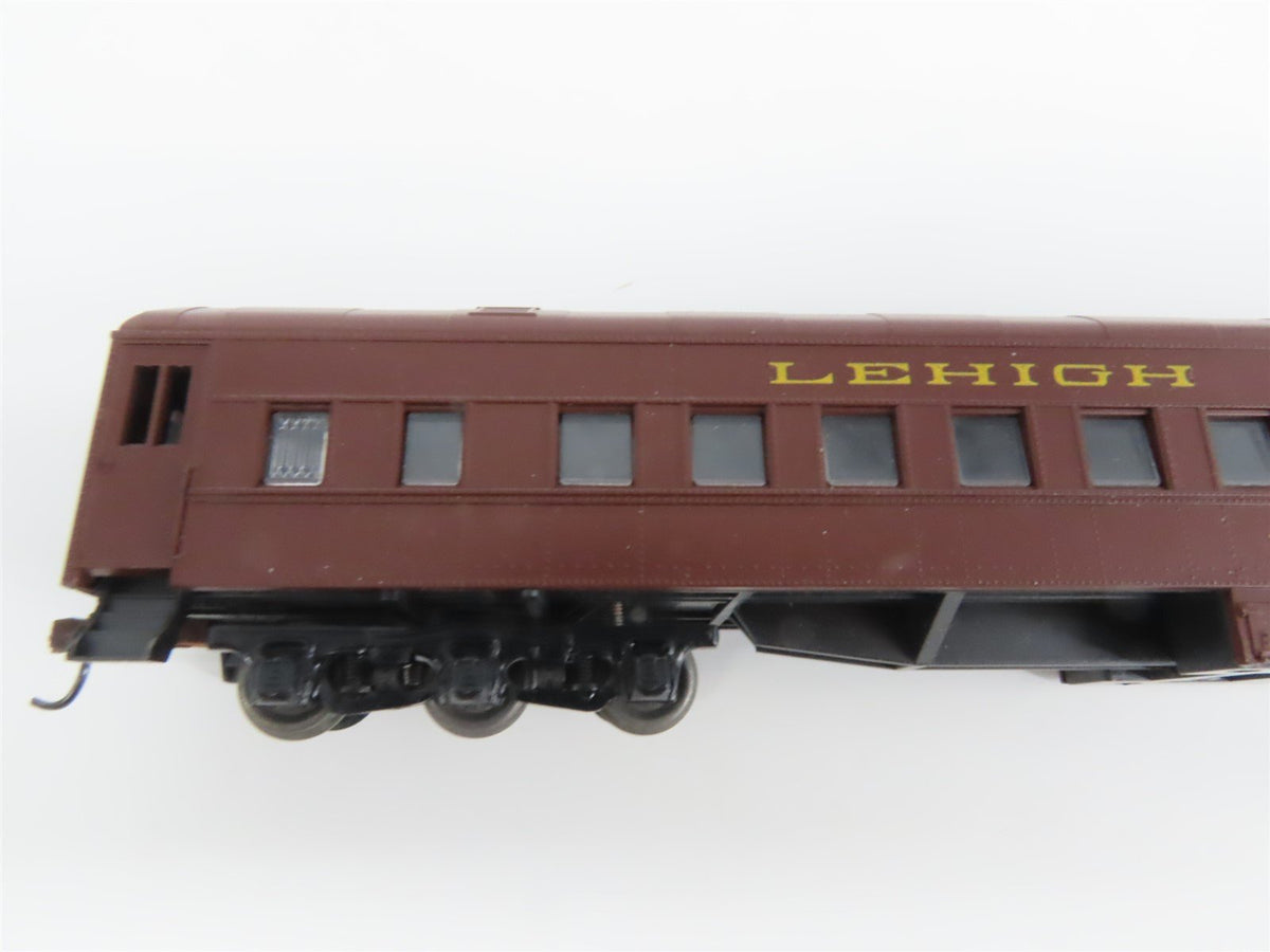 LOT of 7 HO Scale Athearn LV Lehigh Valley Baggage/Obs/Coach Passenger Cars