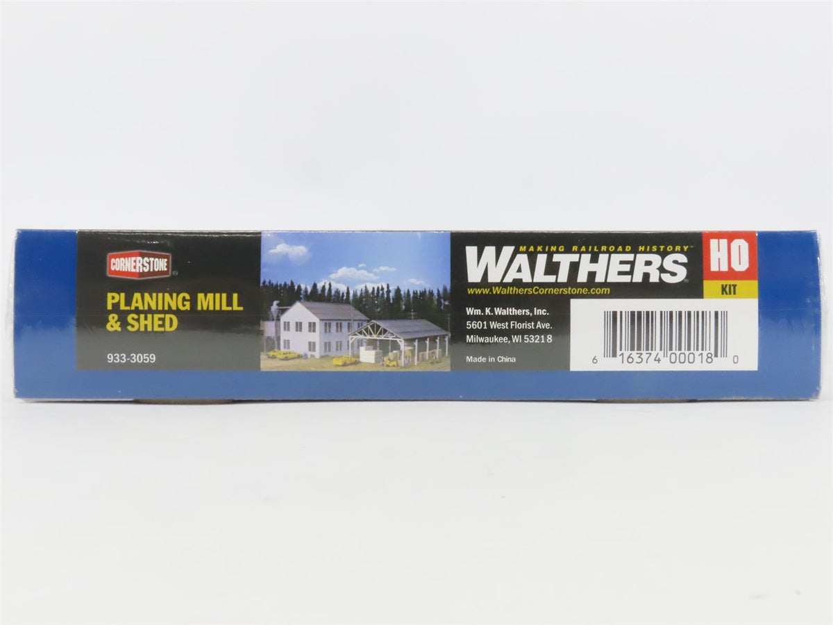 HO Walthers Cornerstone Kit 933-3059 Planing Mill &amp; Shed - SEALED