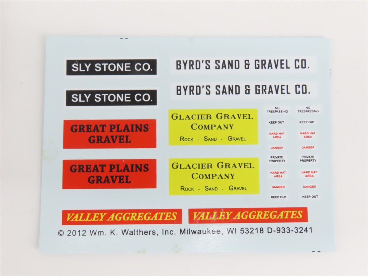 N 1/160 Scale Walthers Cornerstone Kit 933-3241 Glacier Gravel Company