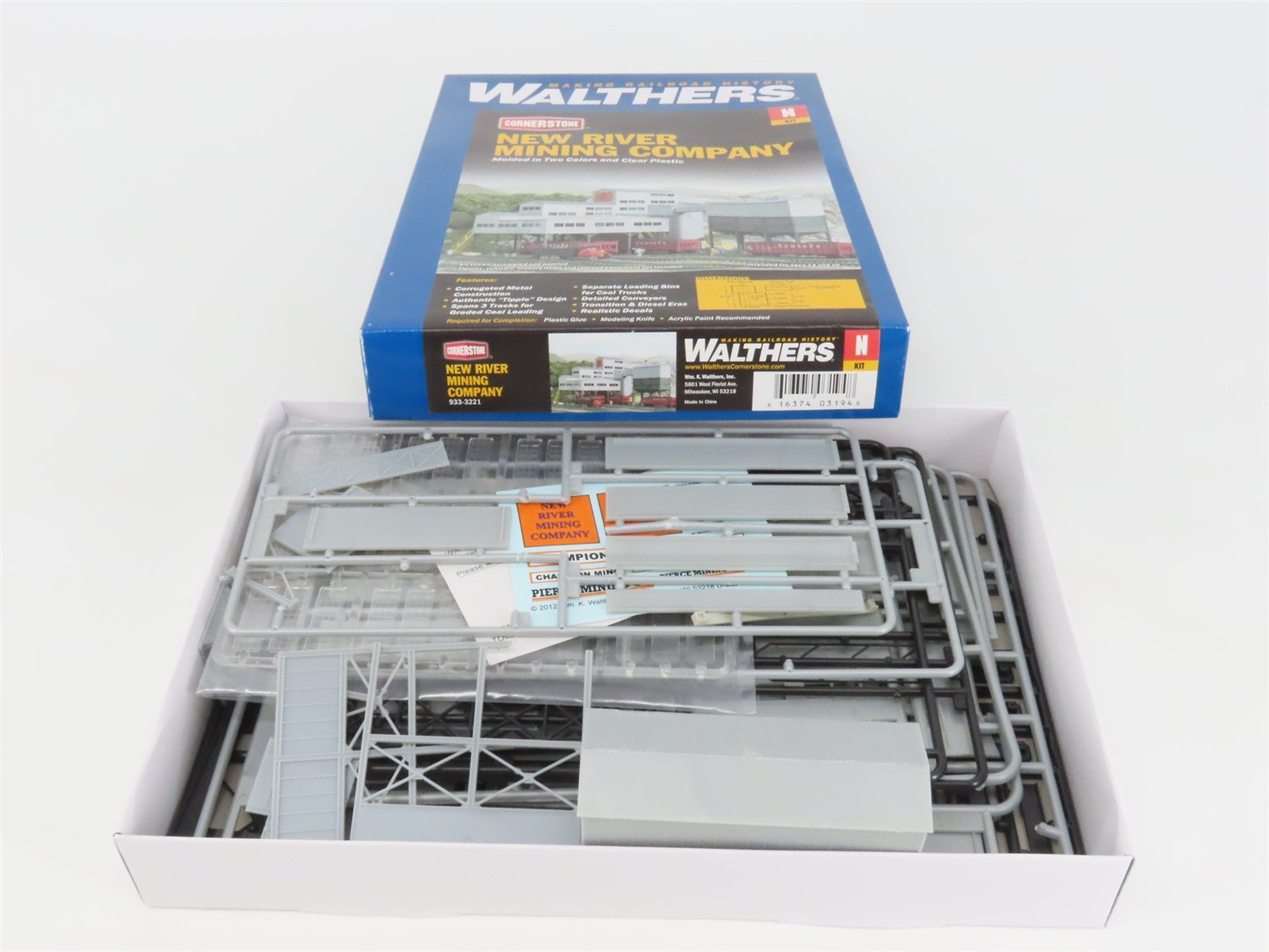 N 1/160 Scale Walthers Cornerstone Kit 933-3221 New River Mining Company