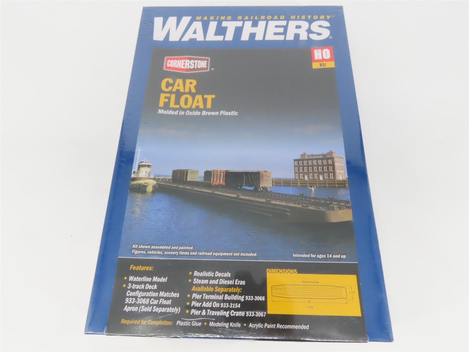 HO Scale Walthers Cornerstone Kit 933-3152 Car Float - SEALED