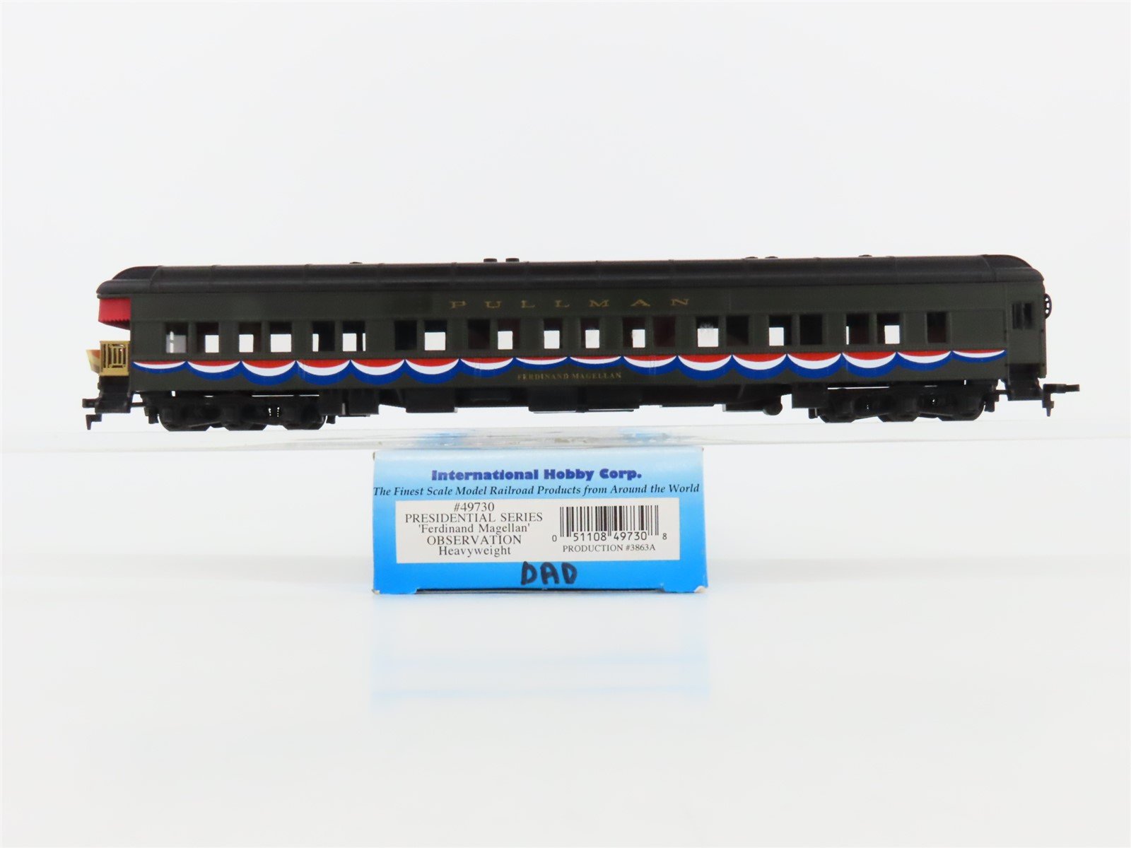 HO IHC Premier/Presidential 49730 HW Observation Passenger "Ferdinand Magellan"