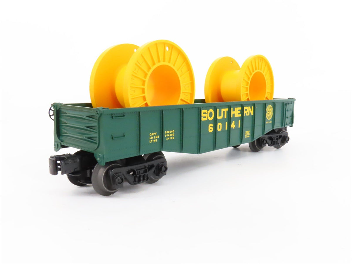 O Gauge 3-Rail Lionel 6-26067 SR Southern Railway Gondola w/Cable Reels #60141