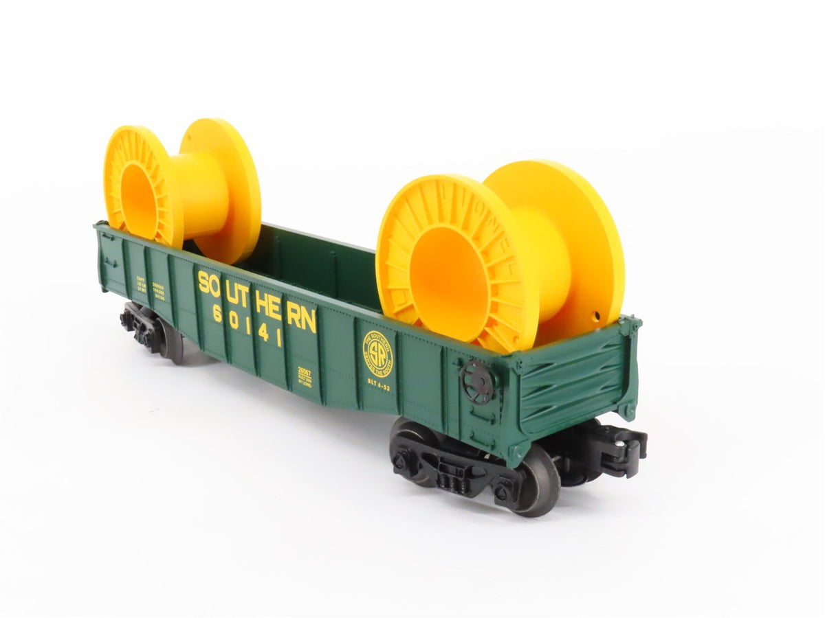 O Gauge 3-Rail Lionel 6-26067 SR Southern Railway Gondola w/Cable Reels #60141