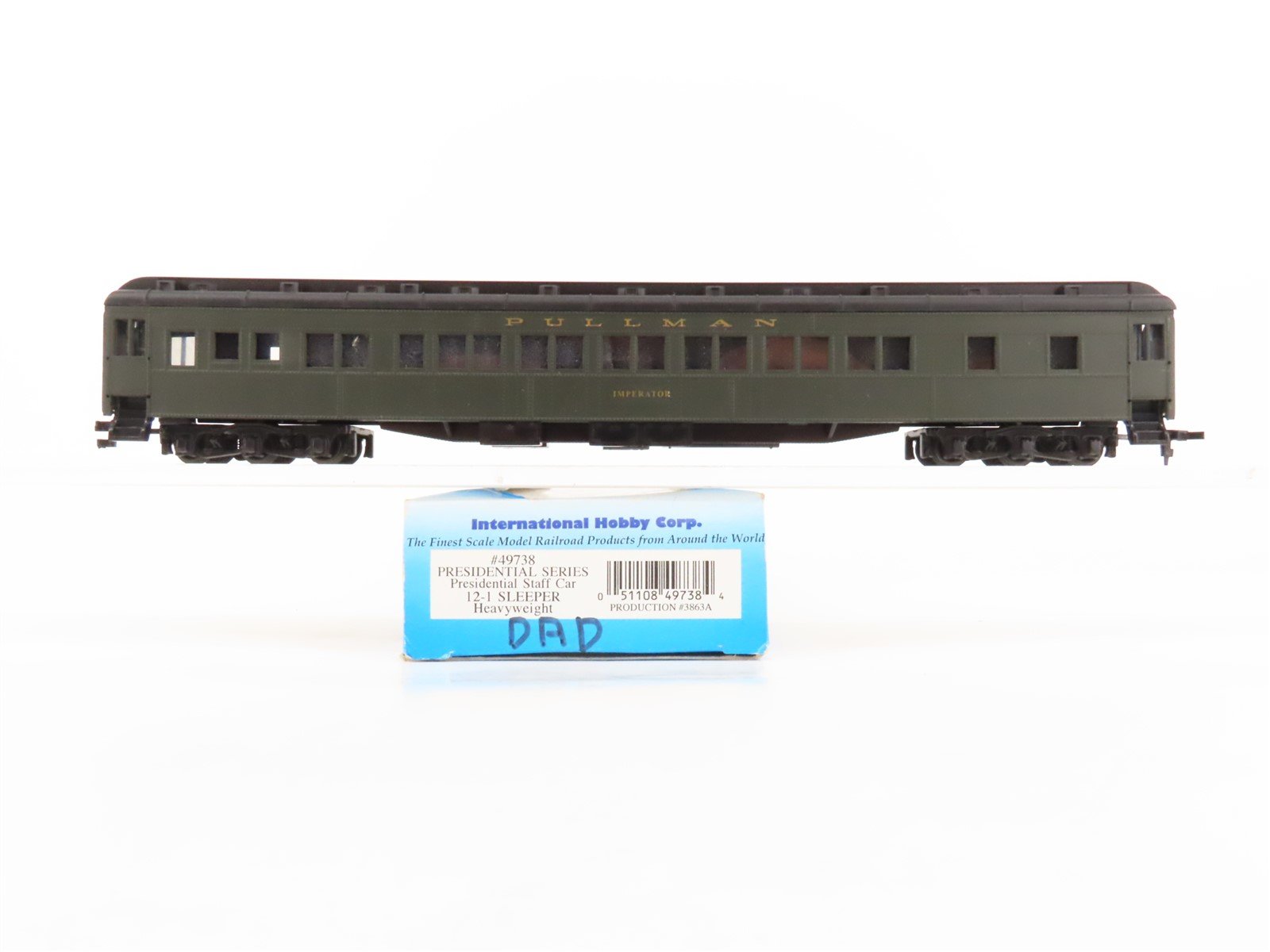 HO IHC Premier 49738 HW Presidential Staff 12-1 Sleeper Passenger "Imperator"