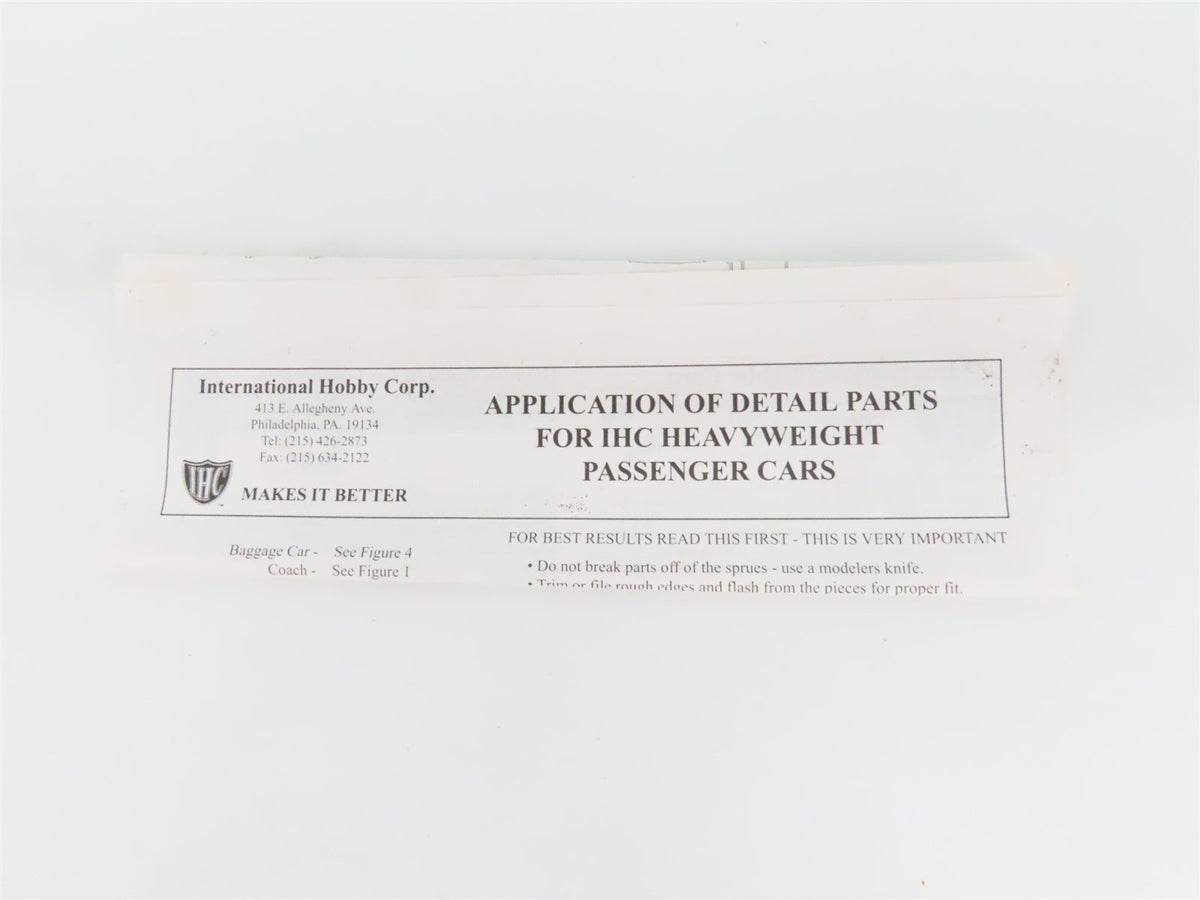 HO Scale IHC Premier 49001 ACL Atlantic Coast Line HW Coach Passenger #110