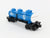 O Gauge 3-Rail Lionel 6-26179 GN Big Sky Blue 3-Dome Tank Car #26179