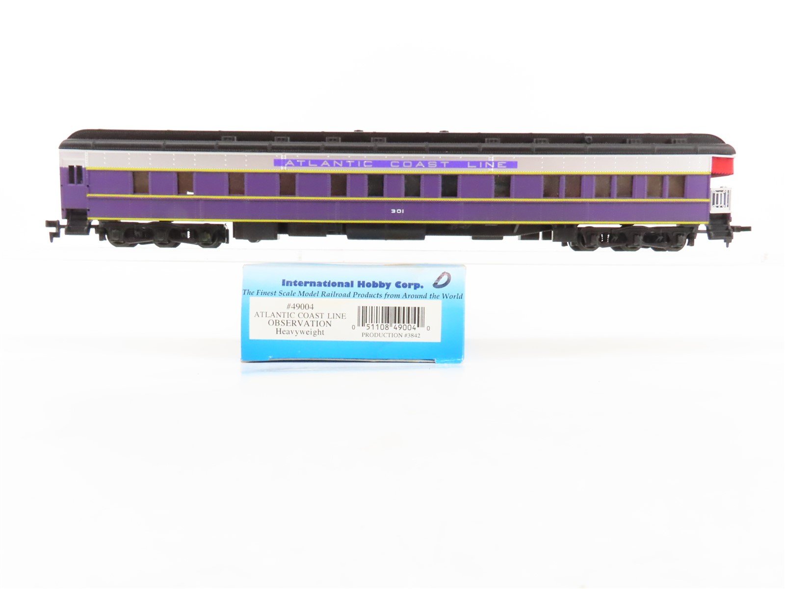 HO Scale IHC Premier 49004 ACL Atlantic Coast Line HW Observation Passenger #301