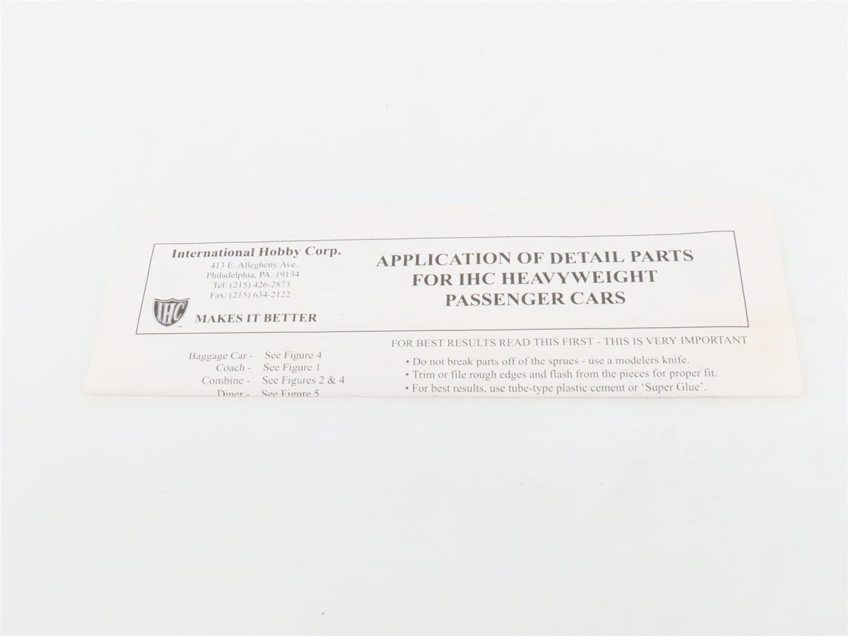HO Scale IHC Premier 49004 ACL Atlantic Coast Line HW Observation Passenger #301