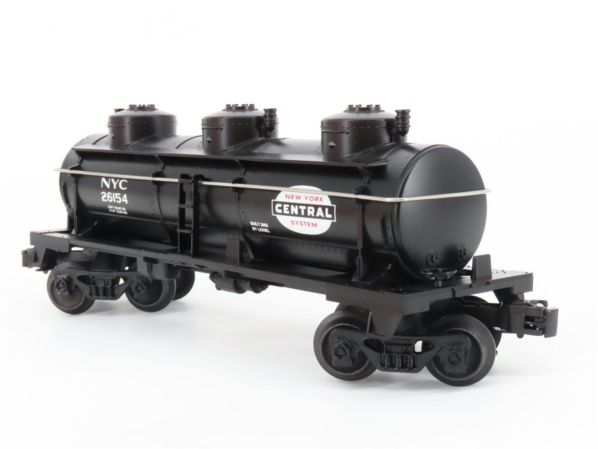 O Gauge 3-Rail Lionel 6-26154 NYC New York Central 3-Dome Tank Car #26154