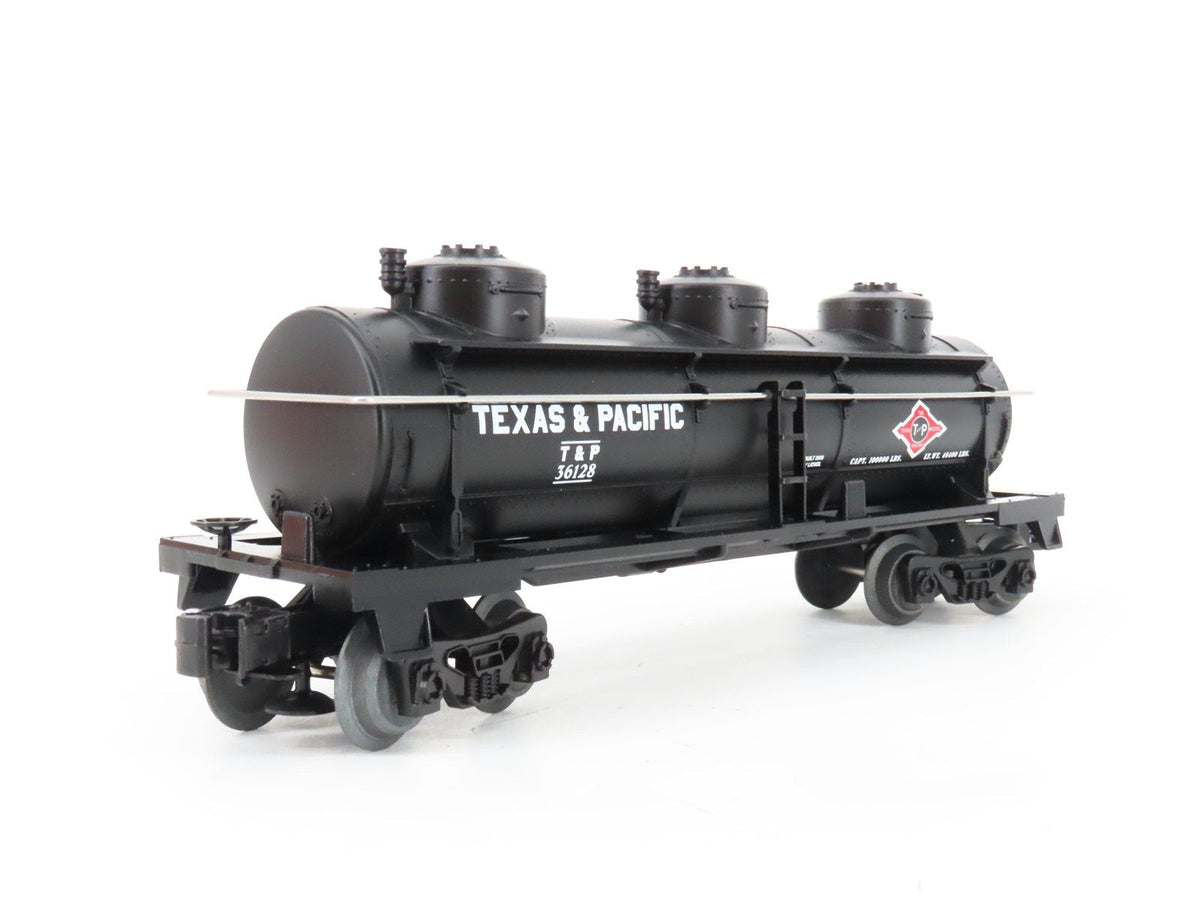 O Gauge 3-Rail Lionel 6-36128 T&amp;P Texas &amp; Pacific 3-Dome Tank Car #36128