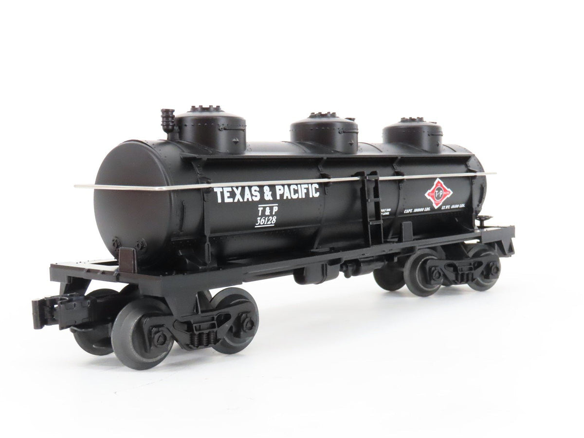 O Gauge 3-Rail Lionel 6-36128 T&amp;P Texas &amp; Pacific 3-Dome Tank Car #36128