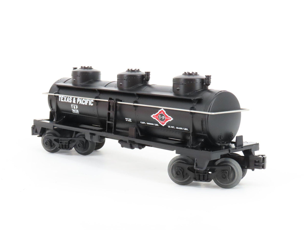 O Gauge 3-Rail Lionel 6-36128 T&amp;P Texas &amp; Pacific 3-Dome Tank Car #36128