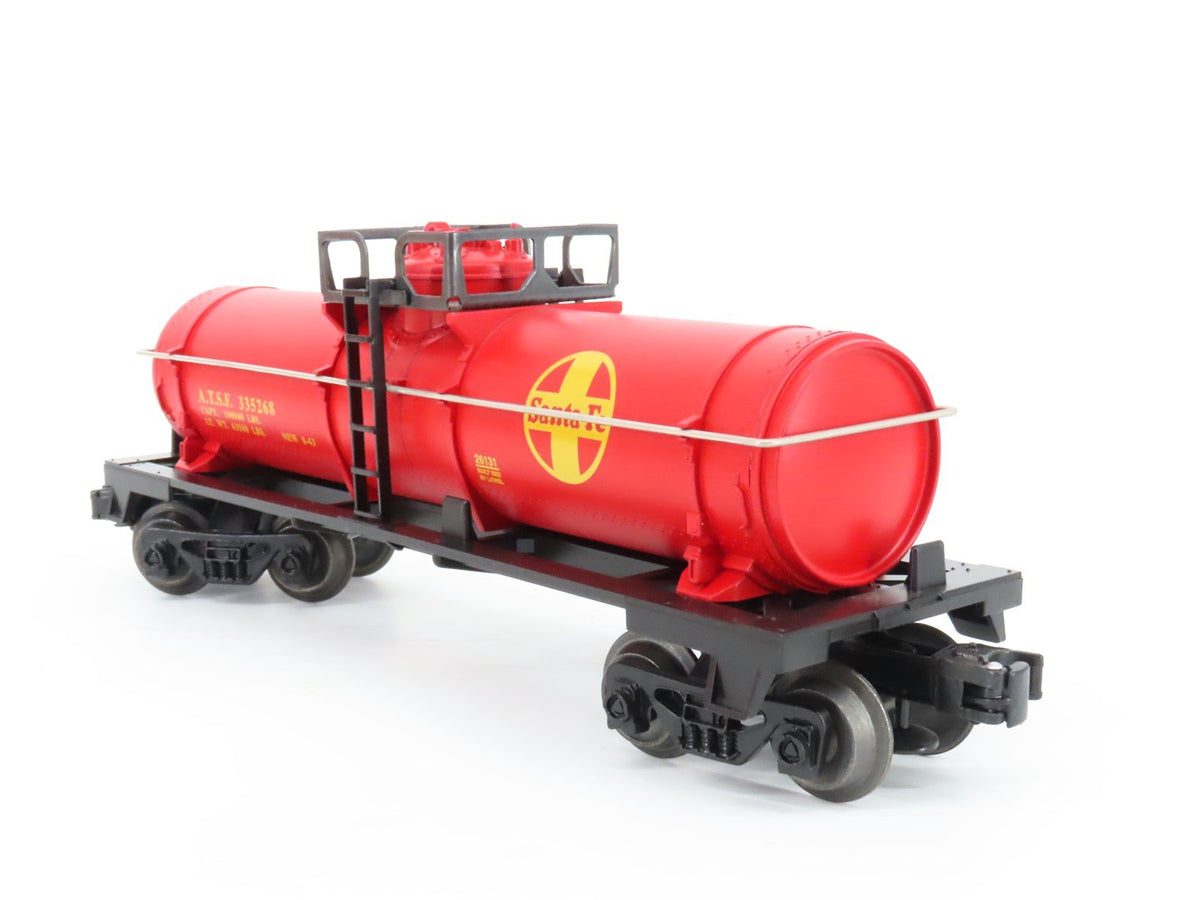 O Gauge 3-Rail Lionel 6-26131 ATSF Santa Fe Single Dome Tank Car #335268