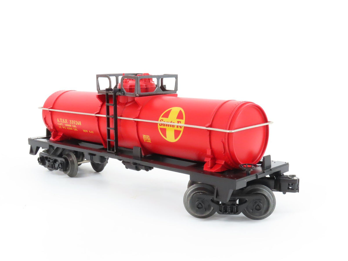 O Gauge 3-Rail Lionel 6-26131 ATSF Santa Fe Single Dome Tank Car #335268