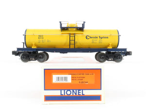 O Gauge 3-Rail Lionel 6-26144 B&O Chessie System Single Dome Tank Car #8210