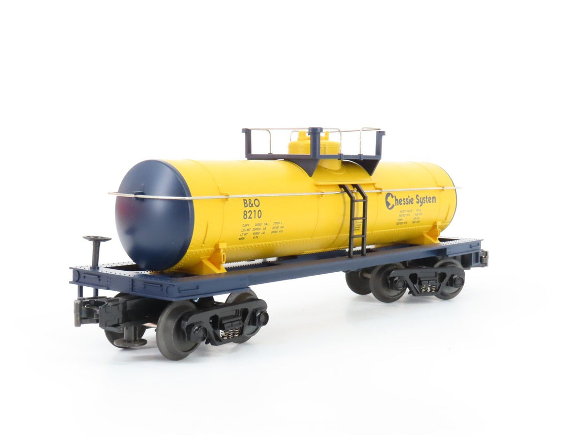 O Gauge 3-Rail Lionel 6-26144 B&amp;O Chessie System Single Dome Tank Car #8210