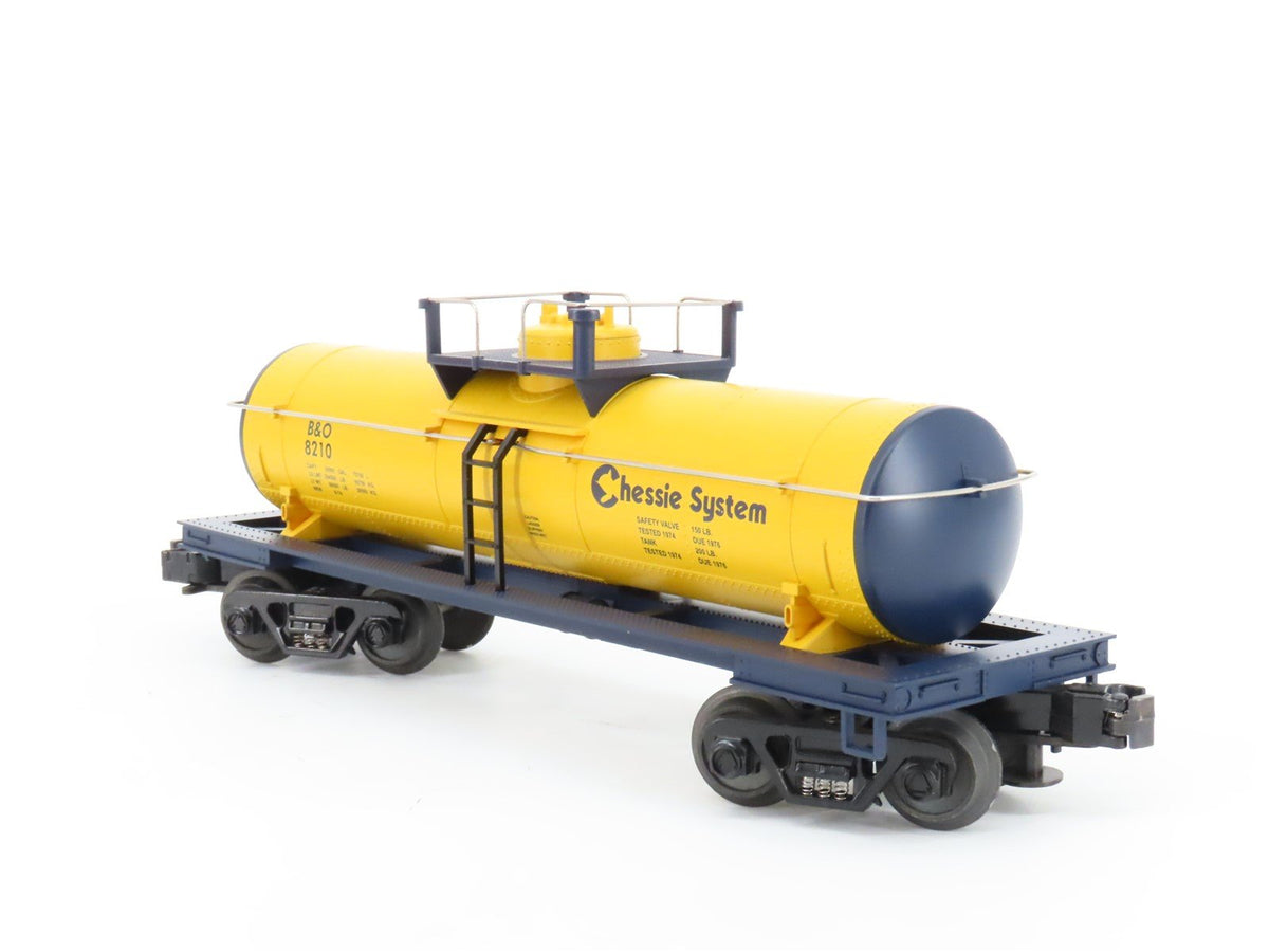 O Gauge 3-Rail Lionel 6-26144 B&amp;O Chessie System Single Dome Tank Car #8210