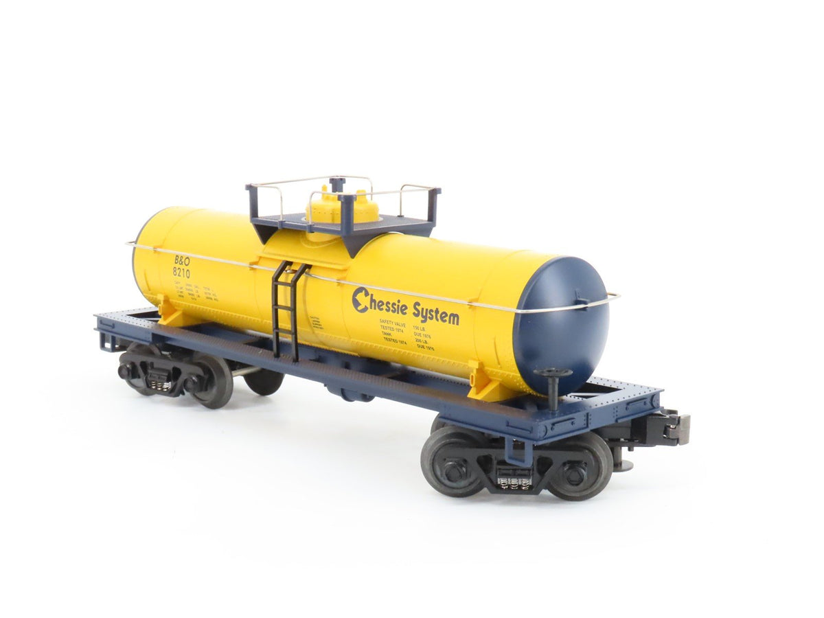 O Gauge 3-Rail Lionel 6-26144 B&amp;O Chessie System Single Dome Tank Car #8210