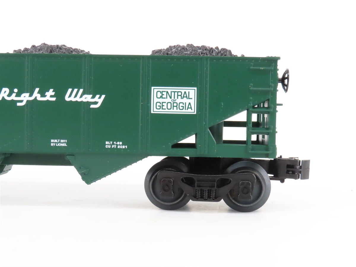 O Gauge 3-Rail Lionel 6-26439 CG Central of Georgia Hopper w/ Coal Load #26439