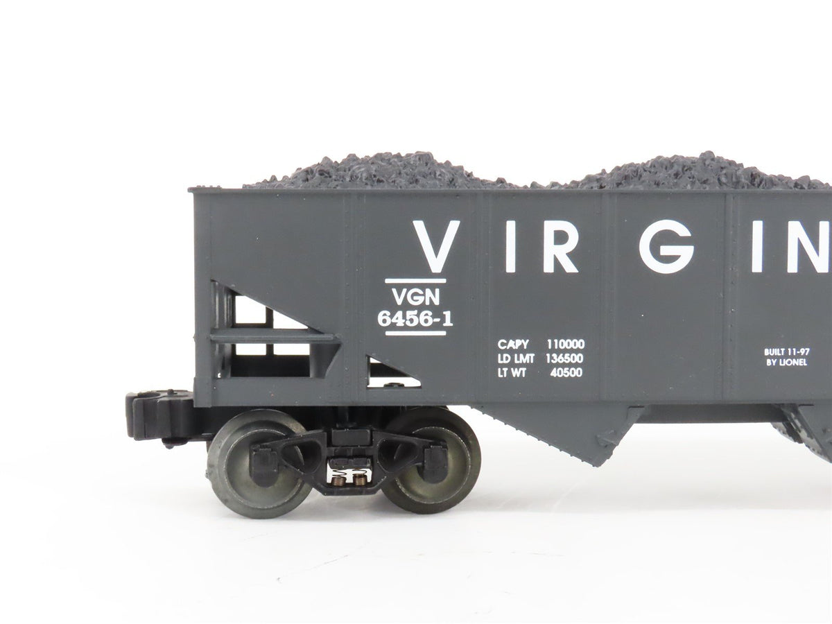 O Gauge 3-Rail Lionel 6-16435 VGN Virginian Railway 2-Bay Hopper w/ load 6456-1