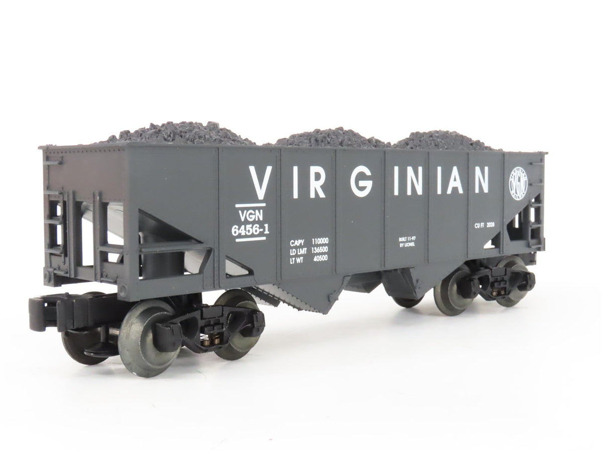O Gauge 3-Rail Lionel 6-16435 VGN Virginian Railway 2-Bay Hopper w/ load 6456-1