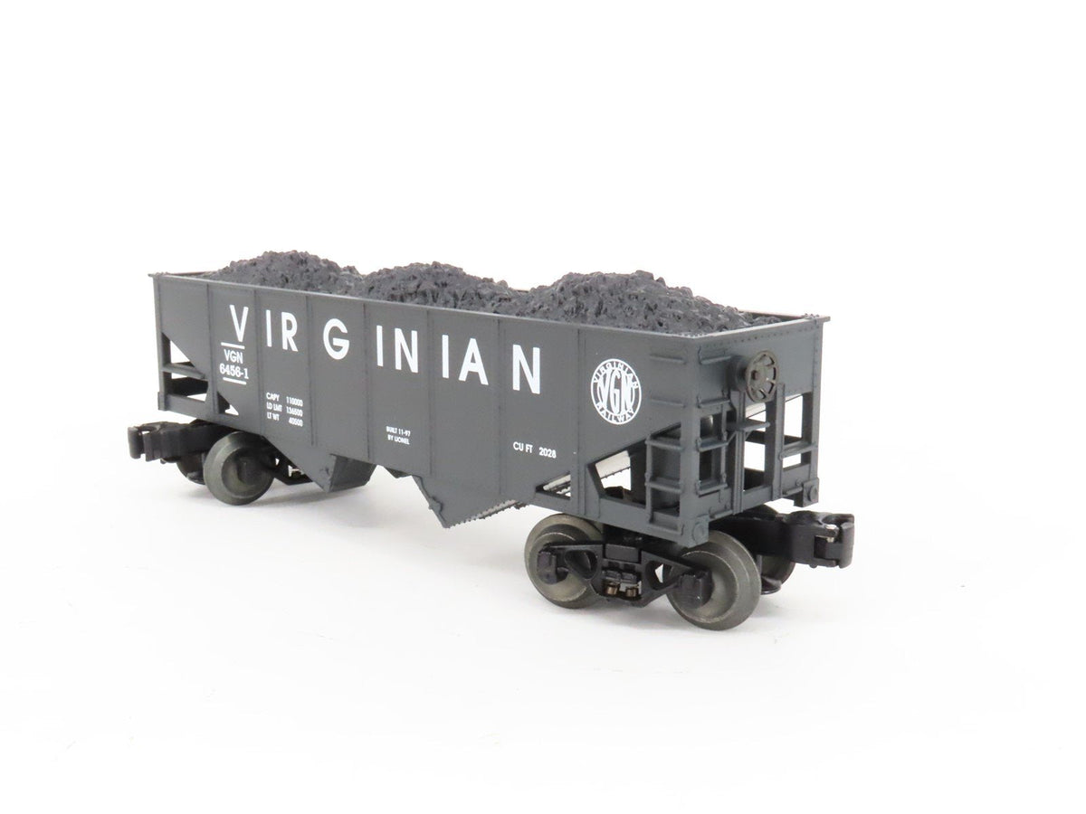 O Gauge 3-Rail Lionel 6-16435 VGN Virginian Railway 2-Bay Hopper w/ load 6456-1