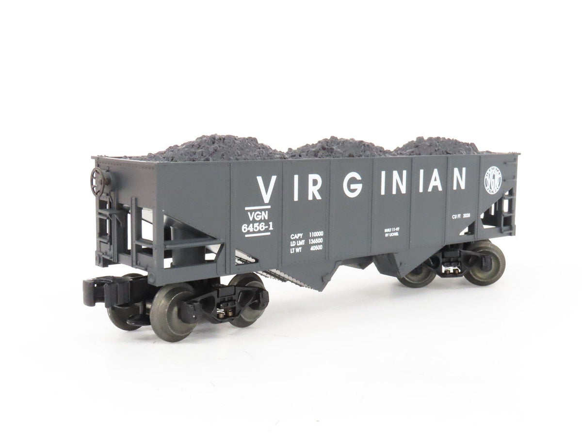 O Gauge 3-Rail Lionel 6-16435 VGN Virginian Railway 2-Bay Hopper w/ load 6456-1