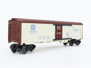 O Gauge 3-Rail Lionel 6-19564 SFRD Santa Fe Route of the Chief Reefer #6672