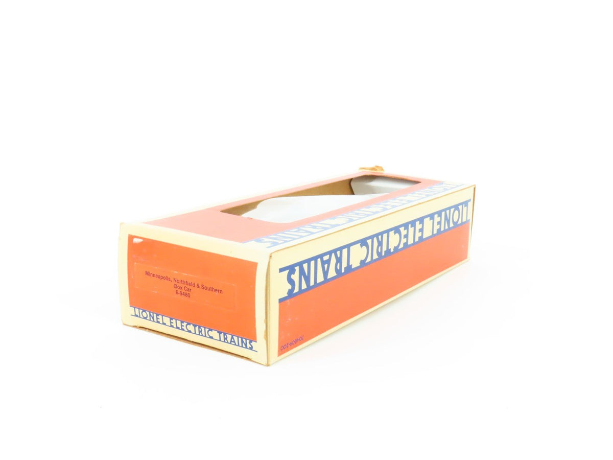 O Gauge 3-Rail Lionel 6-9480 MNS Minneapolis, Northfield &amp; Southern Boxcar 9480