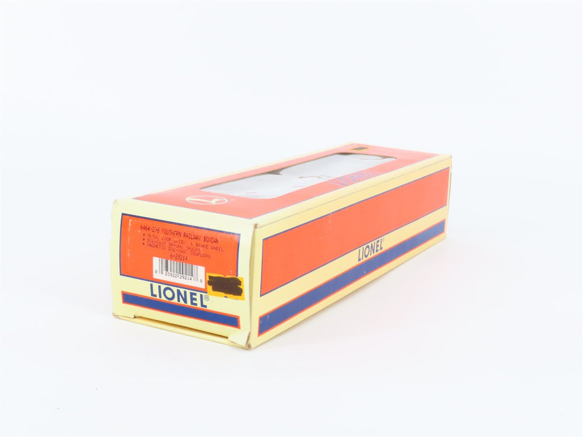 O Gauge 3-Rail Lionel 6-29214 SR Southern Railway &quot;Green Light&quot; Boxcar #6464-298