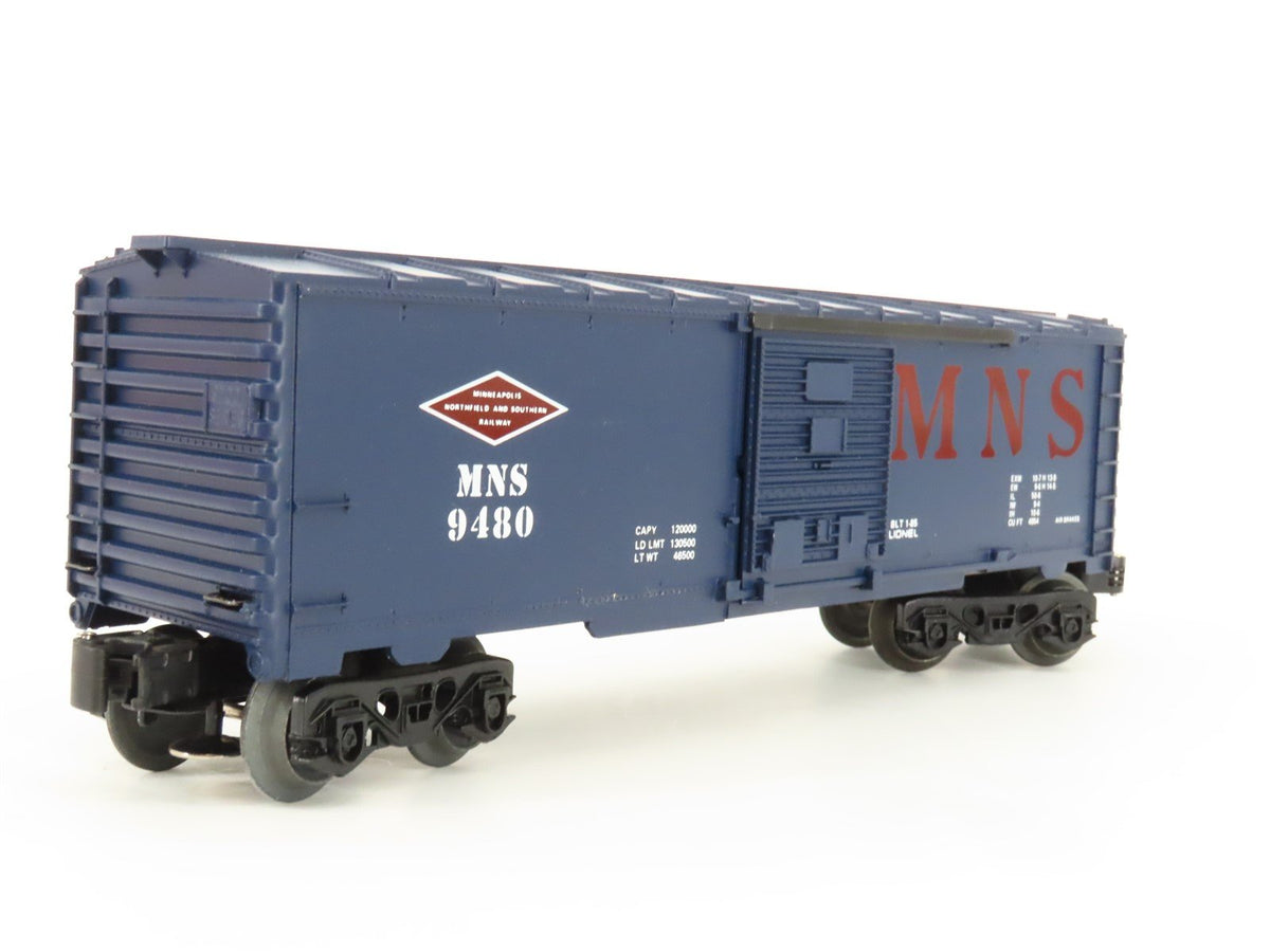 O Gauge 3-Rail Lionel 6-9480 MNS Minneapolis, Northfield &amp; Southern Boxcar 9480